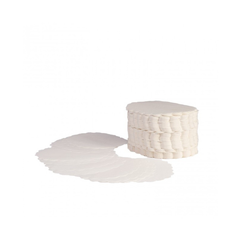 Disc de Paper forma Ovalada Blanc 500 gr.